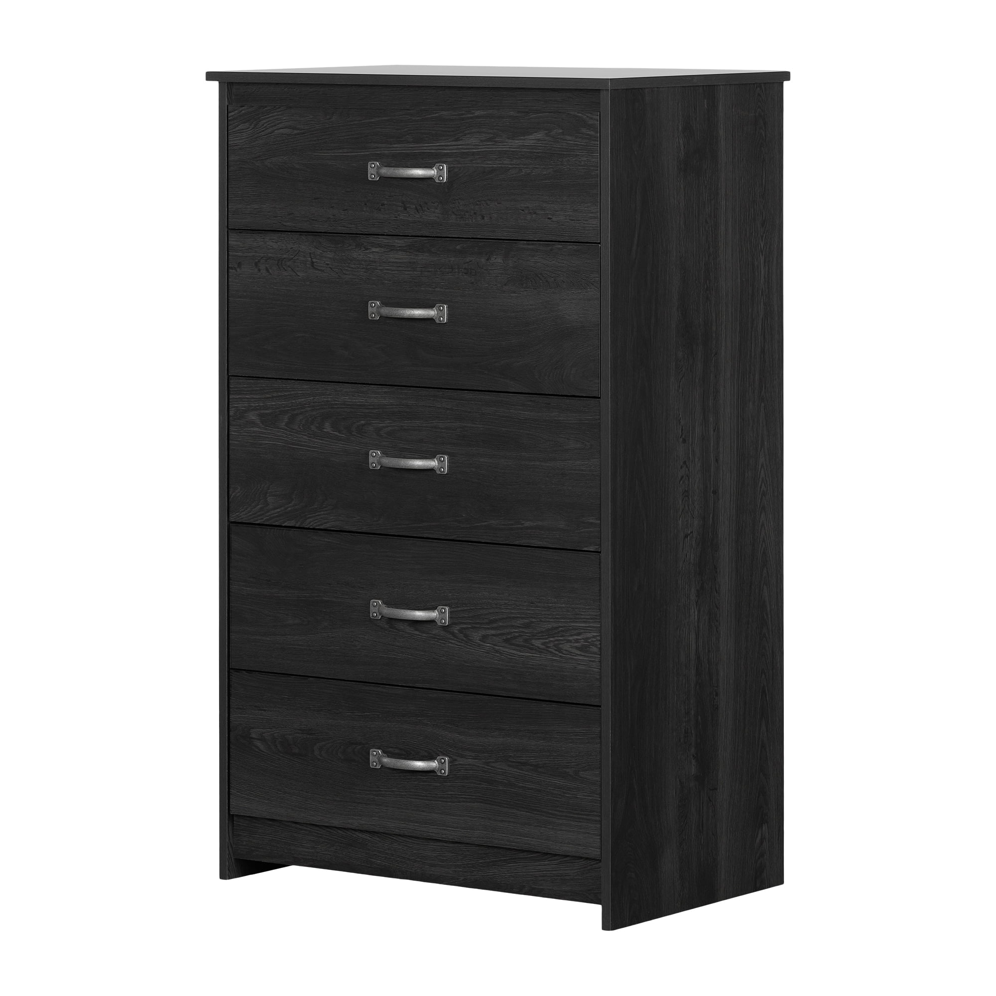 South Shore Tassio 5-Drawer Chest. Gray Oak