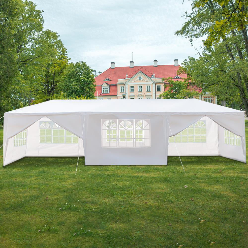 Zimtown 10x30ft Party Patio Tent Canopy Gazebo Pavilion Event Canopies(8 sides)