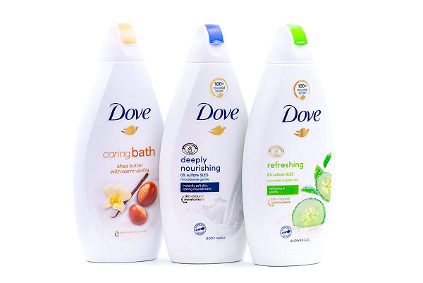 Dove Body Wash Variety Pack- Shea Butter with Warm Vanilla. Deeply Nourishing