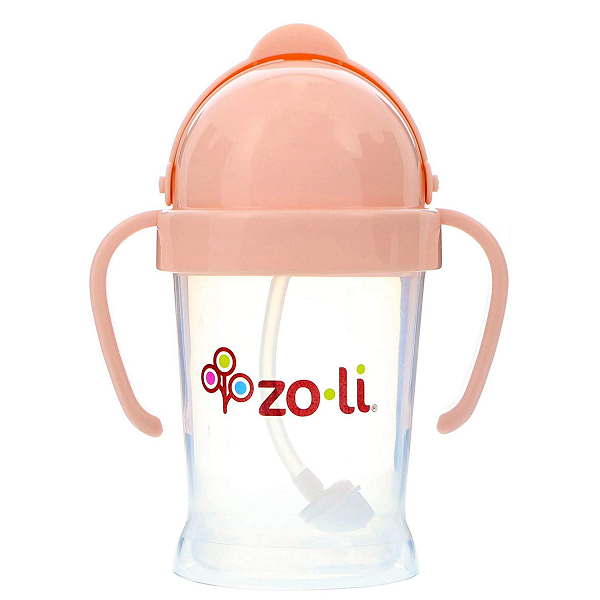 ZOLI Inc Blush Sippy Cup with Straw. 1 EA