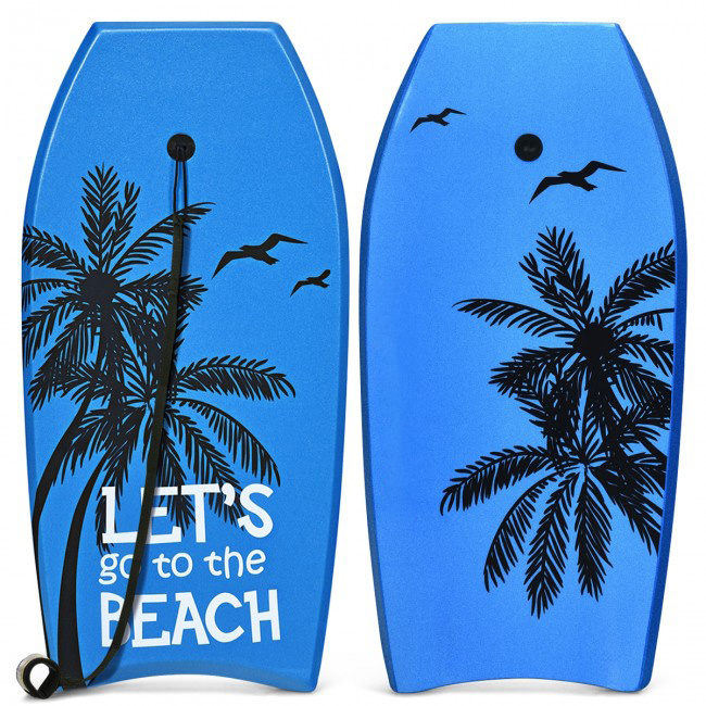 Beautops Hot Summer Day Enjoy Lightweight Super Bodyboard Surfing Fun - Light Blue - L