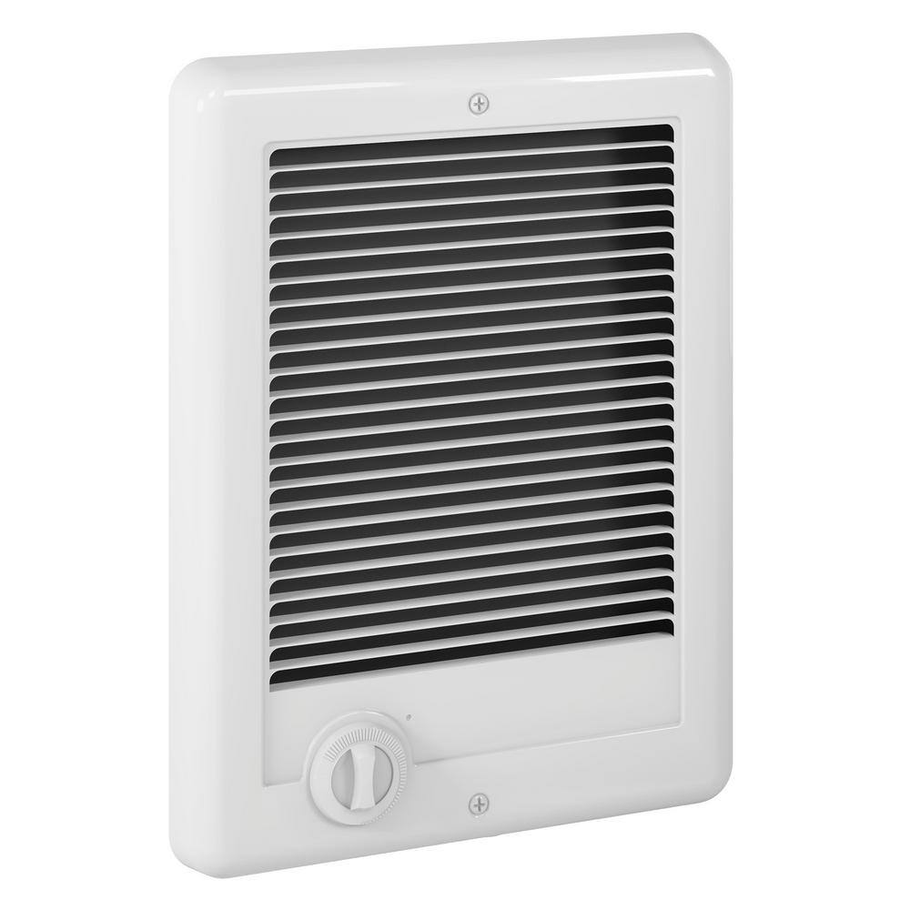Cadet CSC101TW 120-volt 1.000-watt Com-Pak In-wall Fan-forced Electric Heater in White with Thermostat