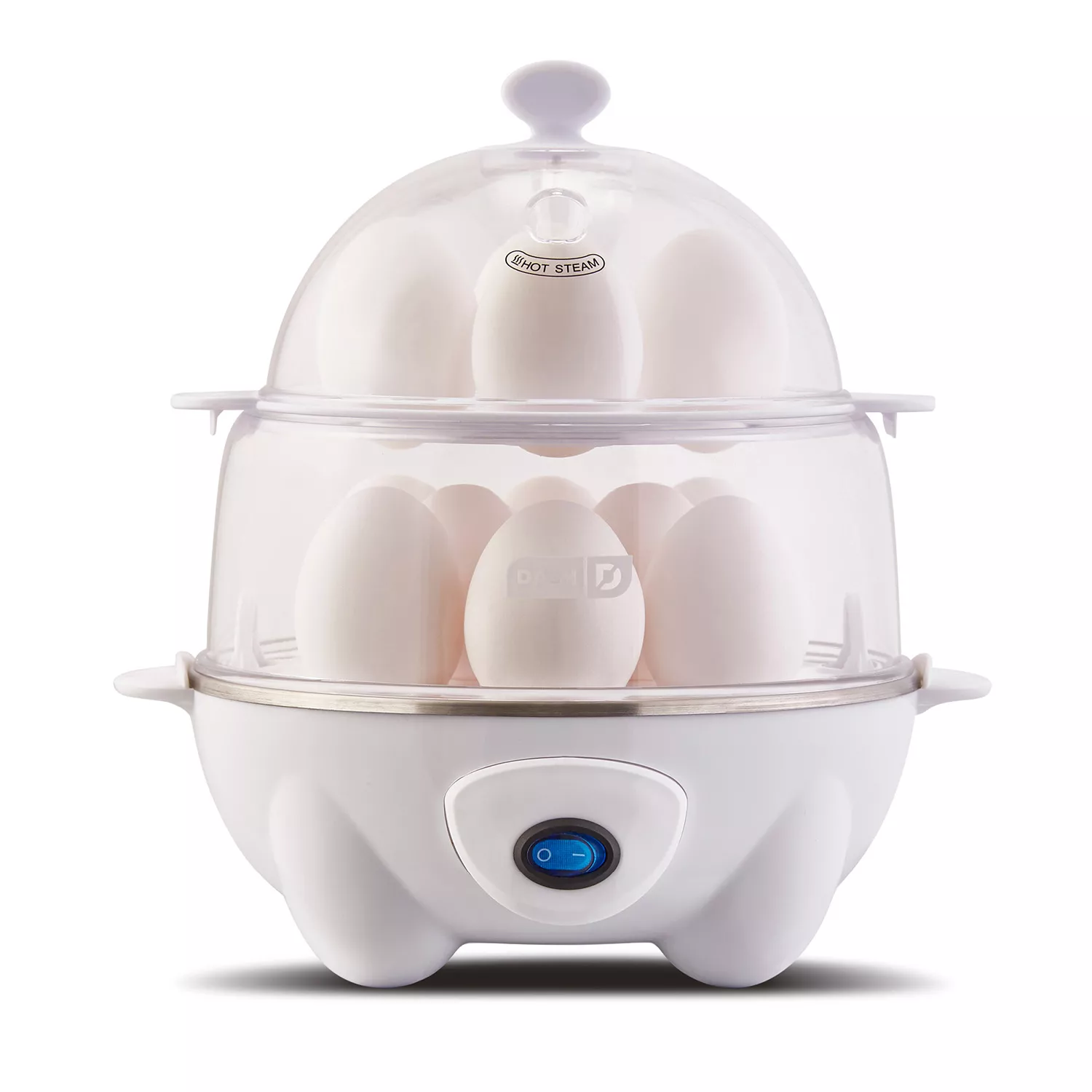 Dash Deluxe Rapid Egg Cooker. 12 Egg - White