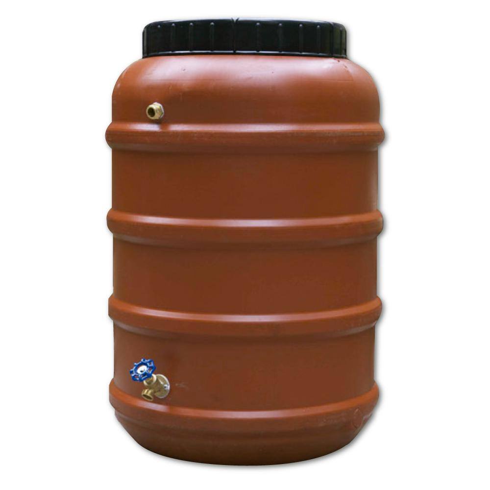mirainbarrel RB-1 58 Gal. Rain Barrel Upcycled DIY Kit Used Food Grade Barrel