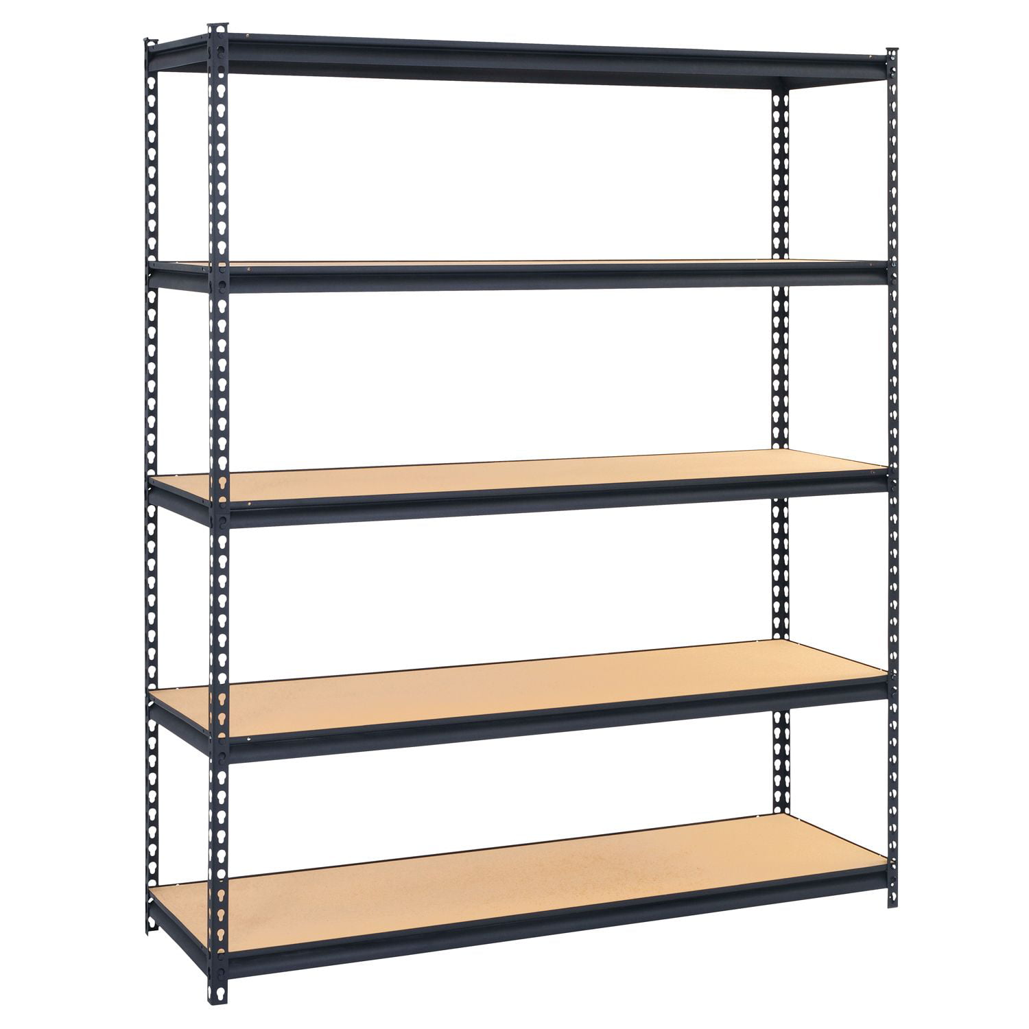 Muscle Rack 60″ W x 72″ H x 24″ D 5-Tier Steel Freestanding Garage Shelf