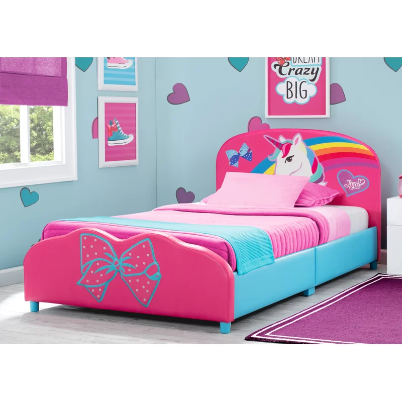 Delta Children BB81440JS Upholstered Twin Bed. JoJo Siwa