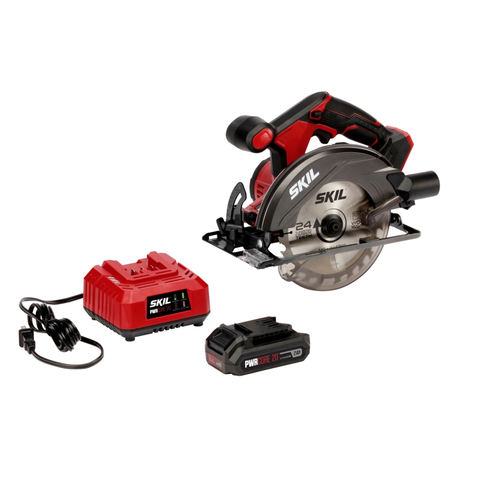 SKIL PWR CORE 20-volt 6-1/2-in Cordless Circular Saw (1-Battery & Charger Included)