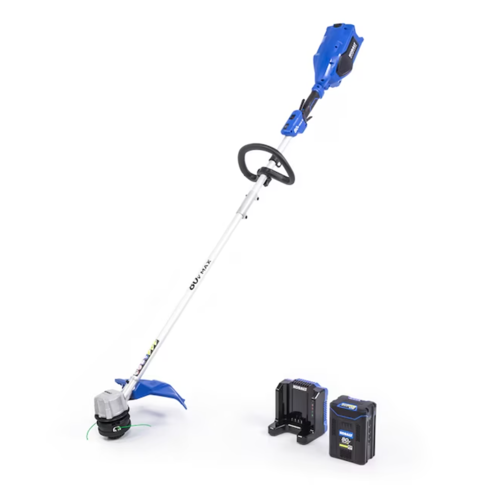 Kobalt 80-Volt Max 16-in Straight Cordless String Trimmer (Battery Included)