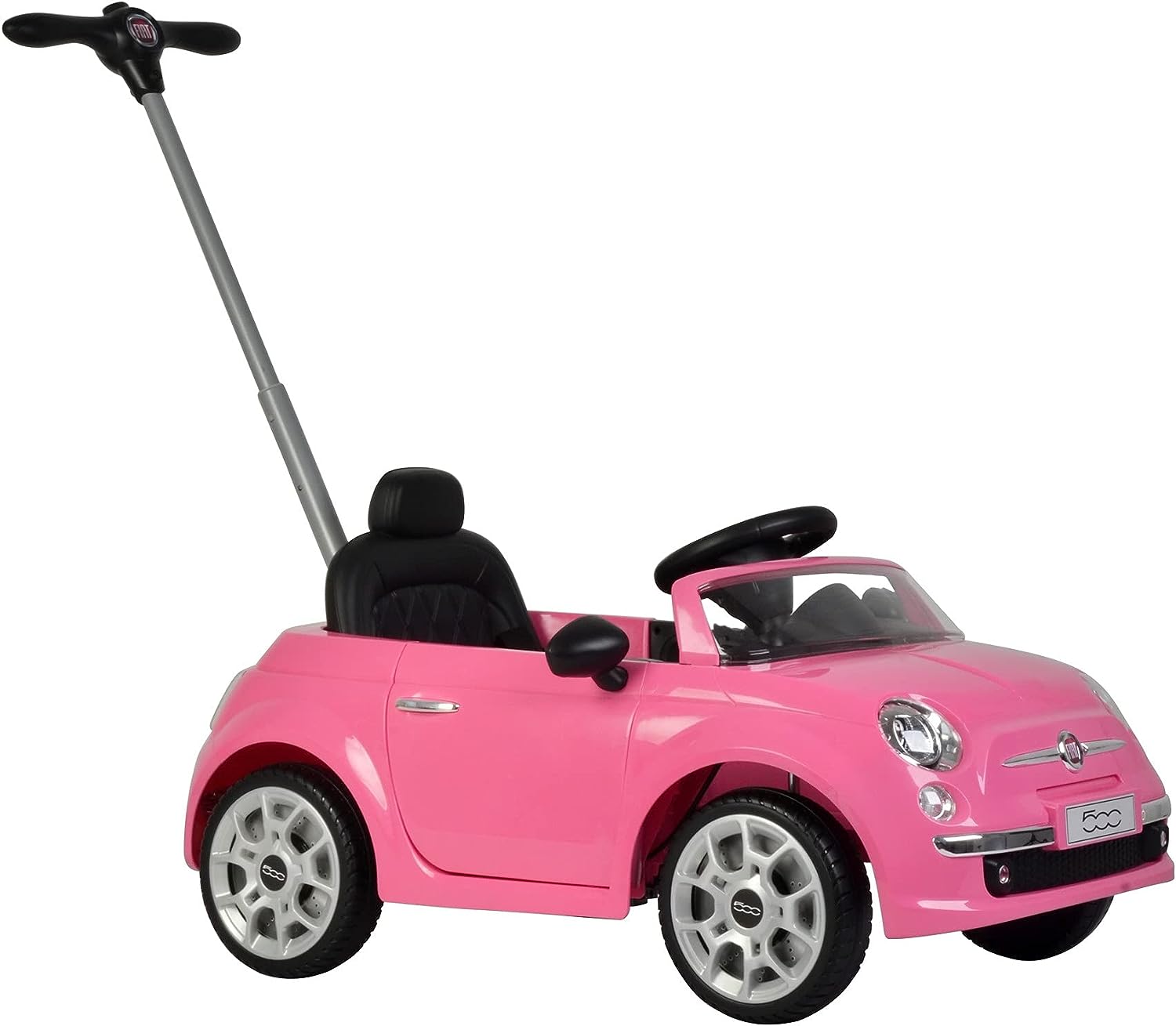 Best Ride On Cars Fiat 500 Push Car. Pink