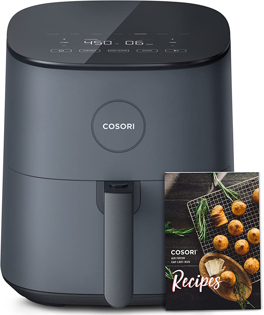 COSORI Air Fryer Pro LE 5-Qt. for Quick and Easy Meals. Gray