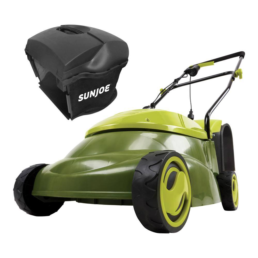 Sun Joe MJ401E-PRO 14 in. 13 Amp Corded Electric Walk Behind Push Mower with Side Discharge Chute