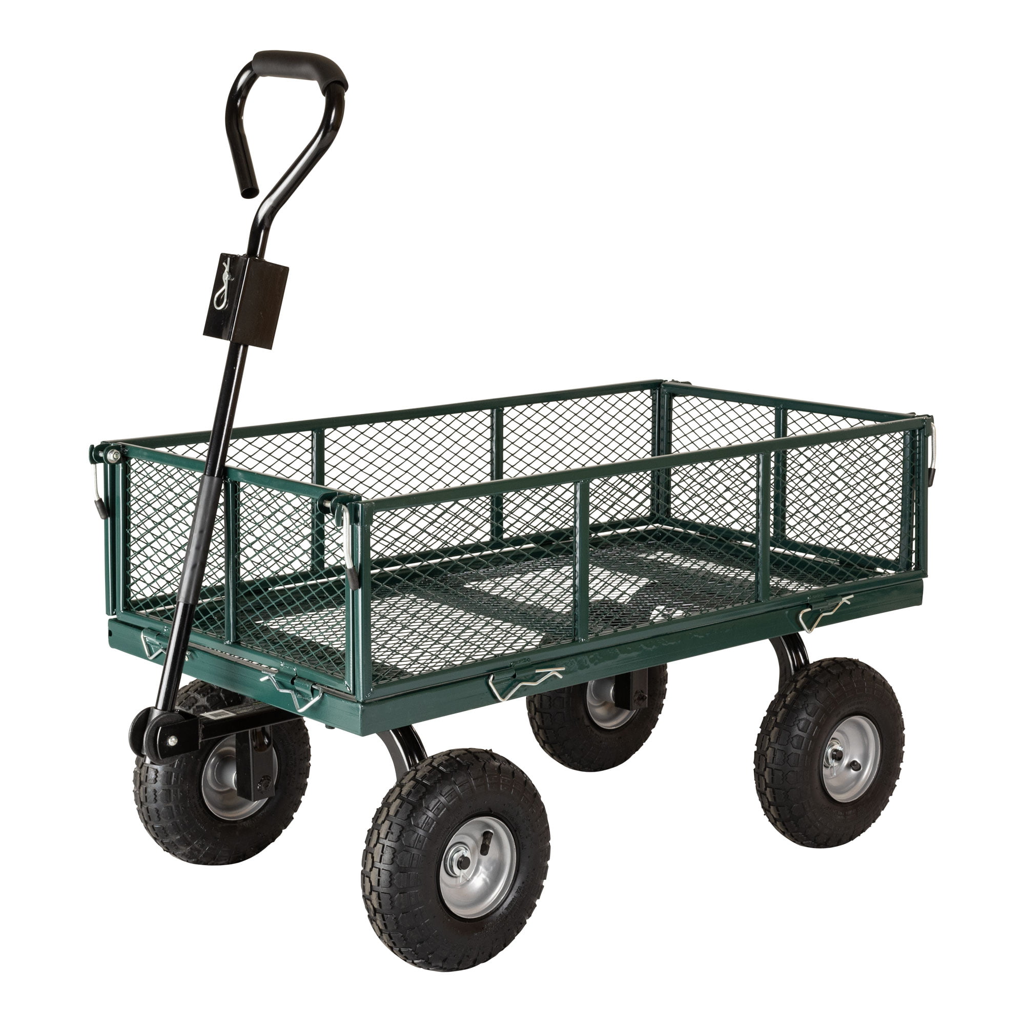 Garden Star 700lb Capacity. 38 x 20 Towable Mesh Garden Utility Cart