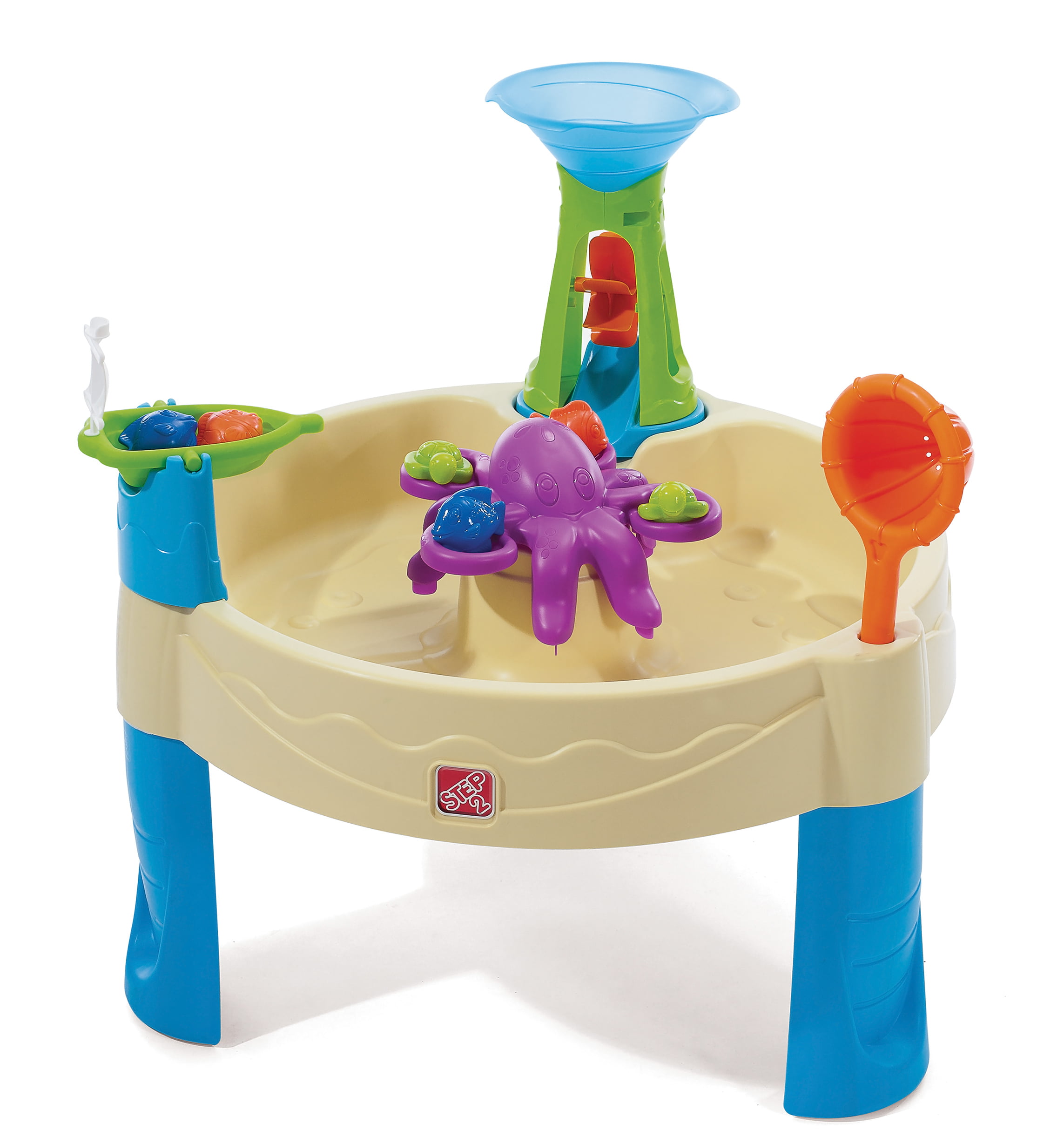 Step2 Wild Whirlpool Plastic Toddler Water Table. 10-piece set