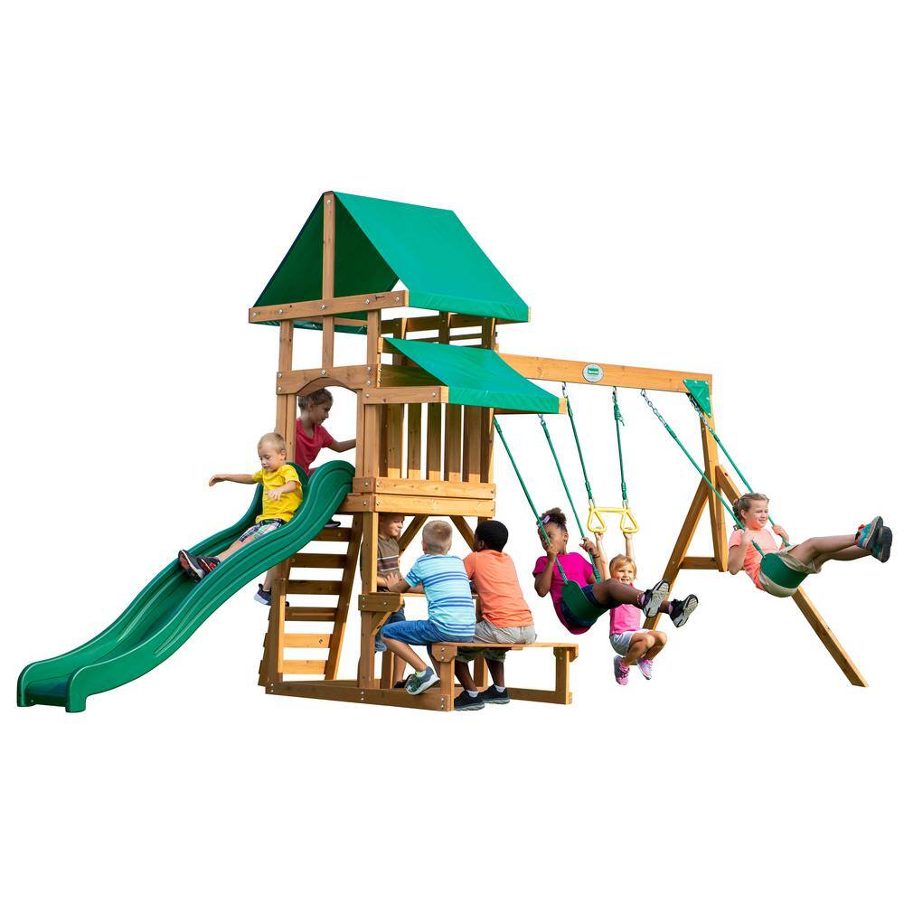 Backyard Discovery 2001039com Belmont All Cedar Swing Set