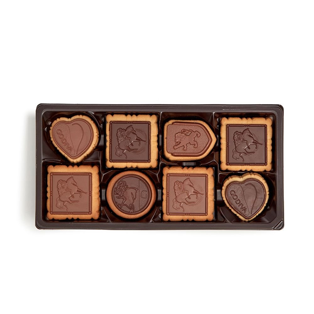Godiva Chocolatier Assorted Chocolate Box of Biscuits. 20 pc.