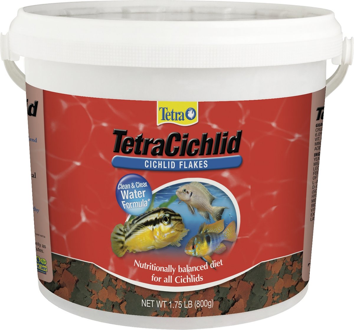 Tetra Cichlid Flakes Cichlid Fish Food. 1.75 Pound (Pack of 1)