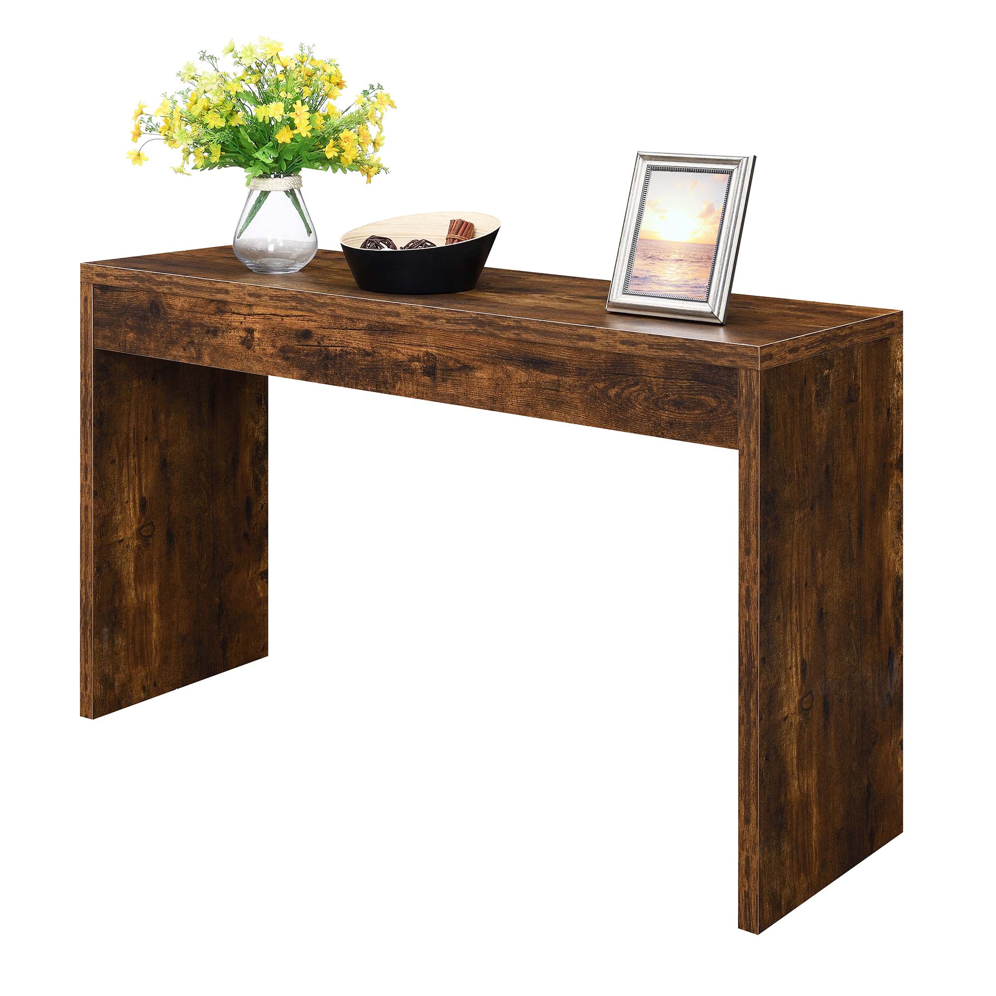 Convenience Concepts Northfield Hall Console Table/Desk. Barnwood