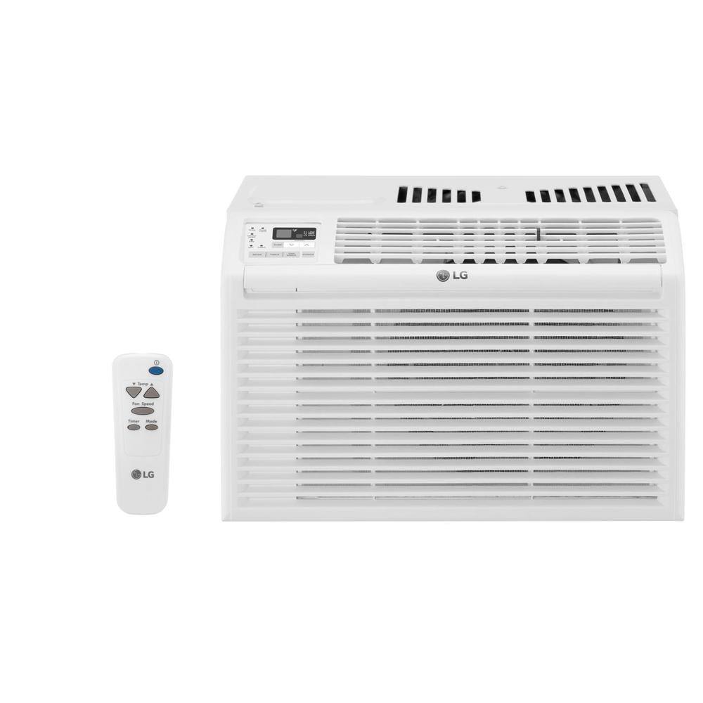 LG LW6017R 6.000 BTU 115-Volt Window Air Conditioner LW6017R Cools 250 Sq. Ft. with Remote