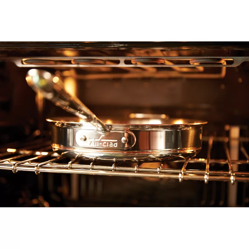All-Clad 6405 SS Copper Core 5-Ply Bonded Dishwasher Safe Saute Pan Cookware. 5-Quart. Silver