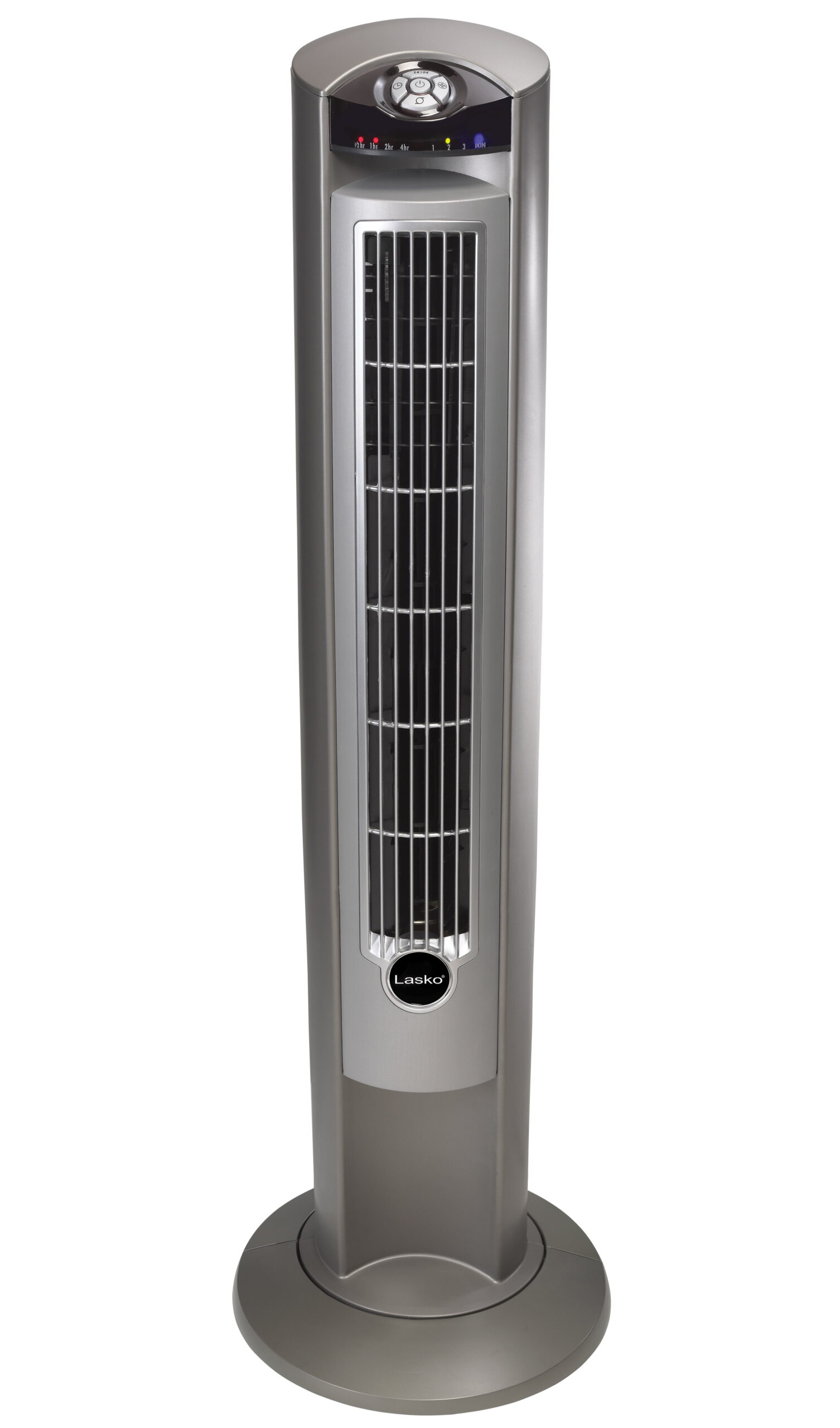 Lasko 42″ Wind Curve Tower Fan with Ionizer and Remote. 2551. Silver