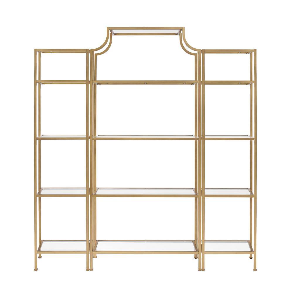 CROSLEY FURNITURE  Aimee Soft Gold Etagere Set (3-Piece)