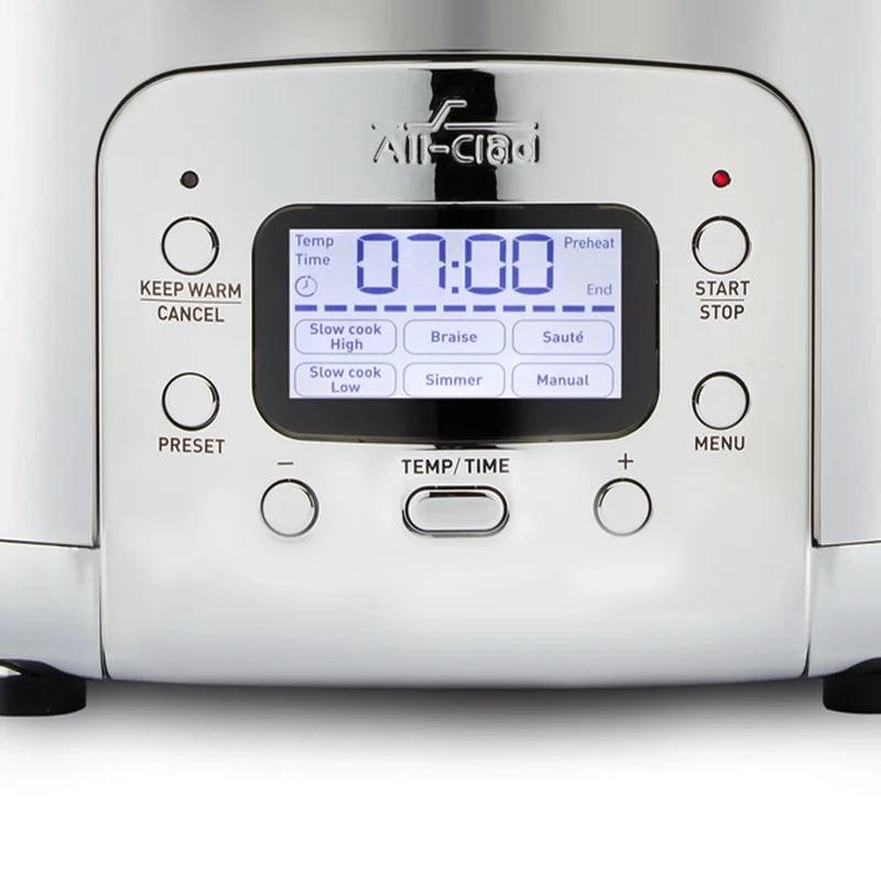 All-Clad SD922D51 Electric Dutch Oven. Cast Iron and Stainless Steel. 5 quart