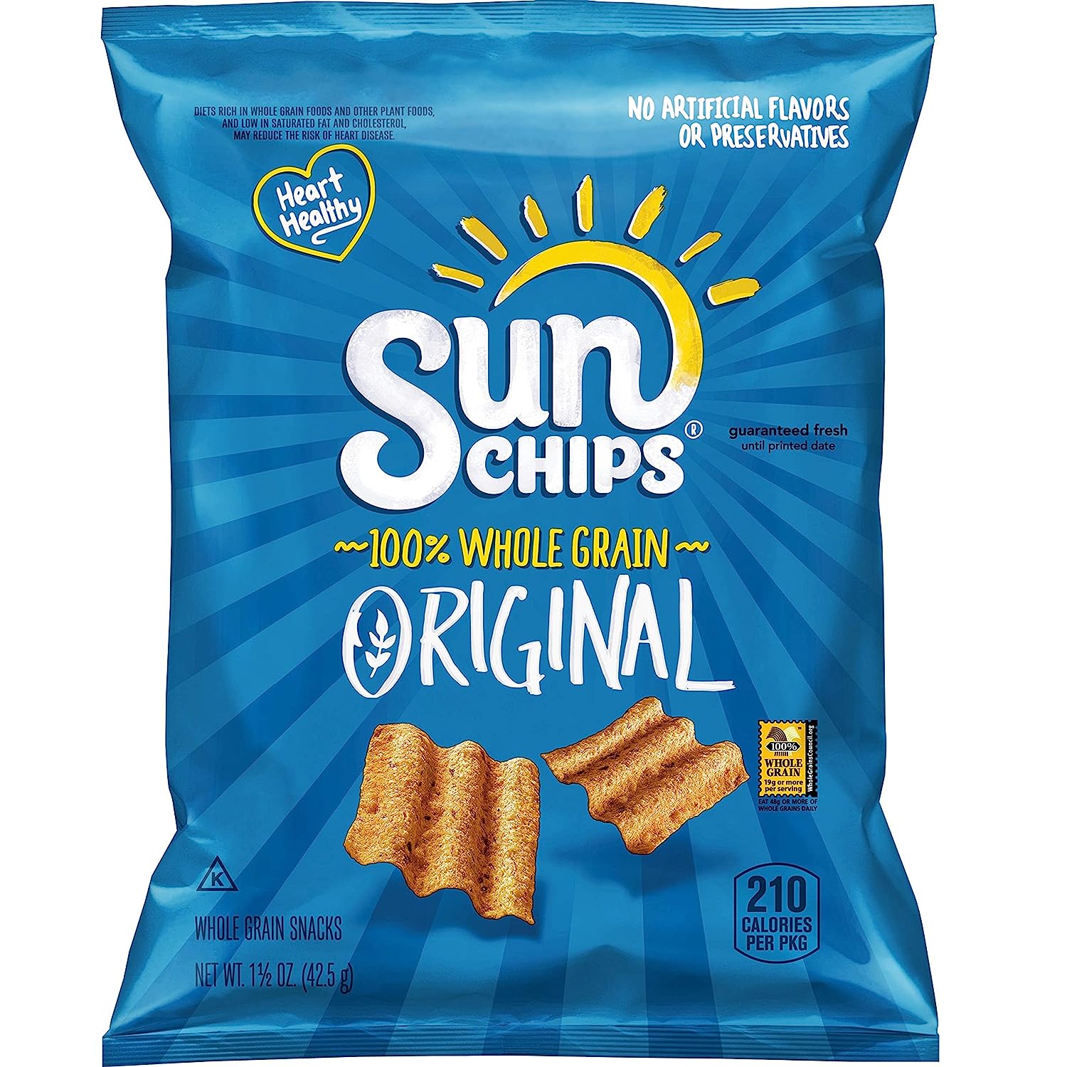 SunChips Original Multigrain Snacks. 1.5 Ounce (Pack of 64)