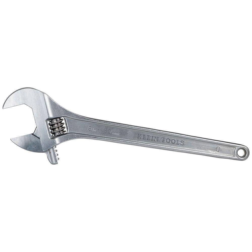 Klein Tools 500-18 2-1/16 in. Standard Capacity Adjustable Wrench