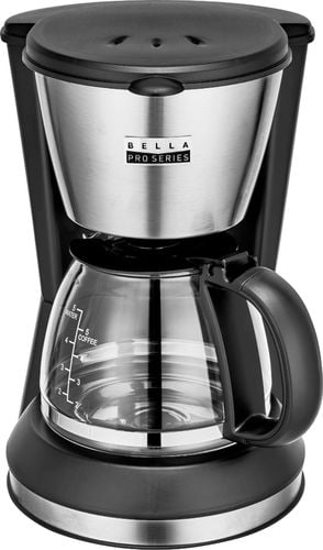 Bella - Pro Series 5-Cup Coffeemaker - Stainless Steel