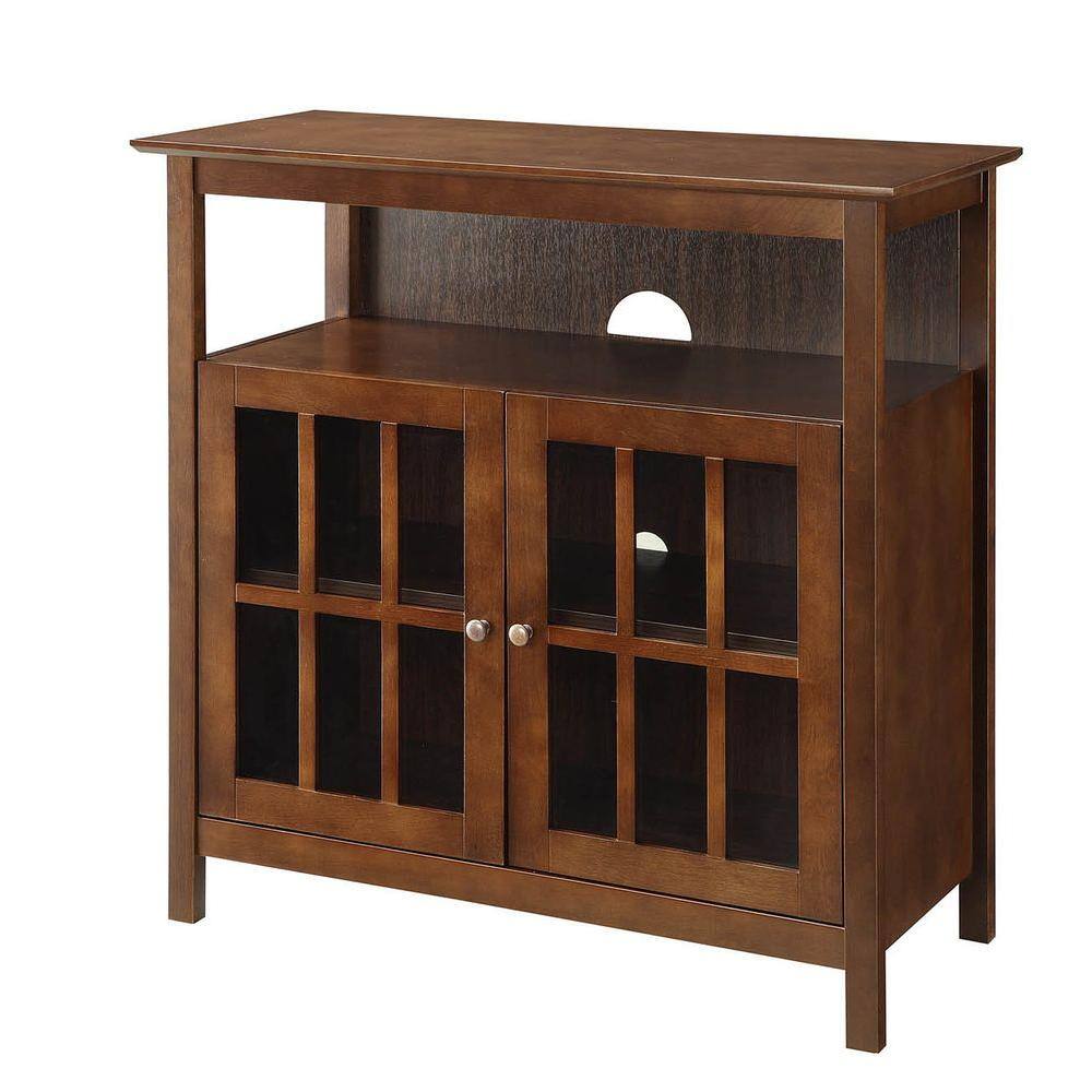 Convenience Concepts  36 in. Espresso Wood TV Stand 42 in. with Doors