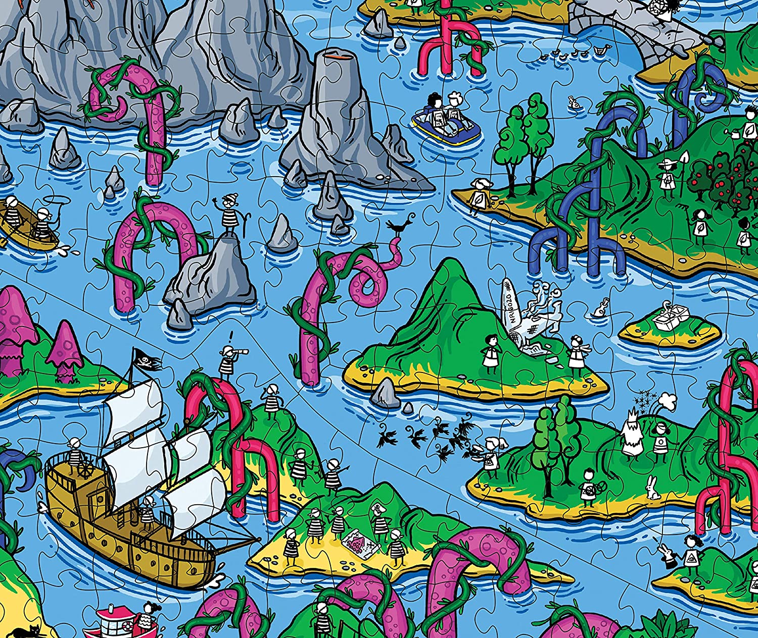 The Happy Isles 1000 Piece Jigsaw Puzzle
