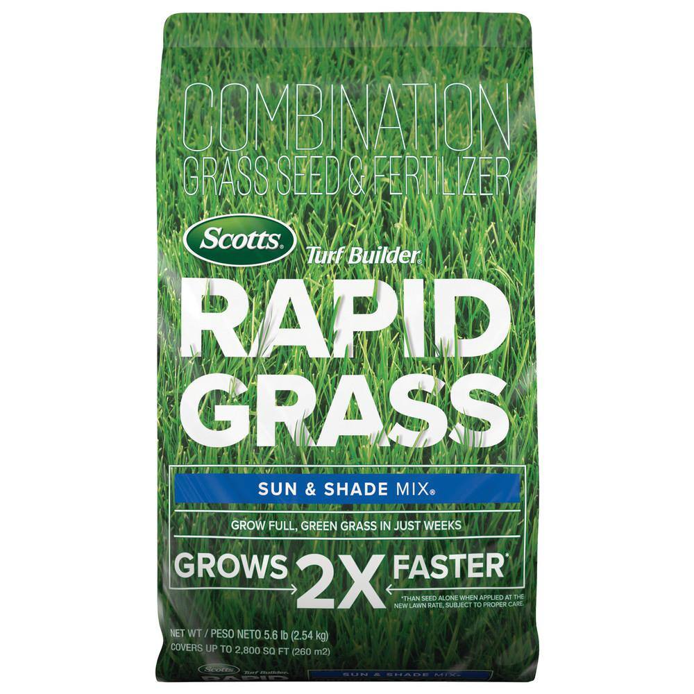 Scotts 18216-1 Turf Builder Rapid Grass 16 lbs. Sun and Shade Grass Seed