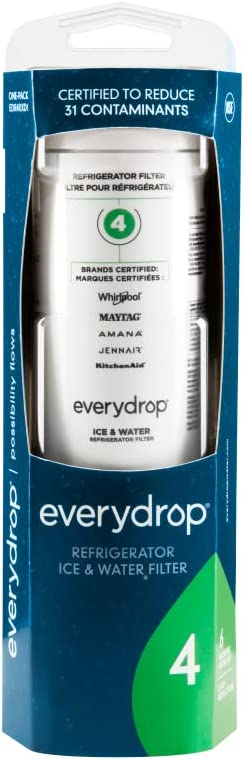 everydrop by Whirlpool Ice and Water Refrigerator Filter 4. EDR4RXD1. Single-Pack