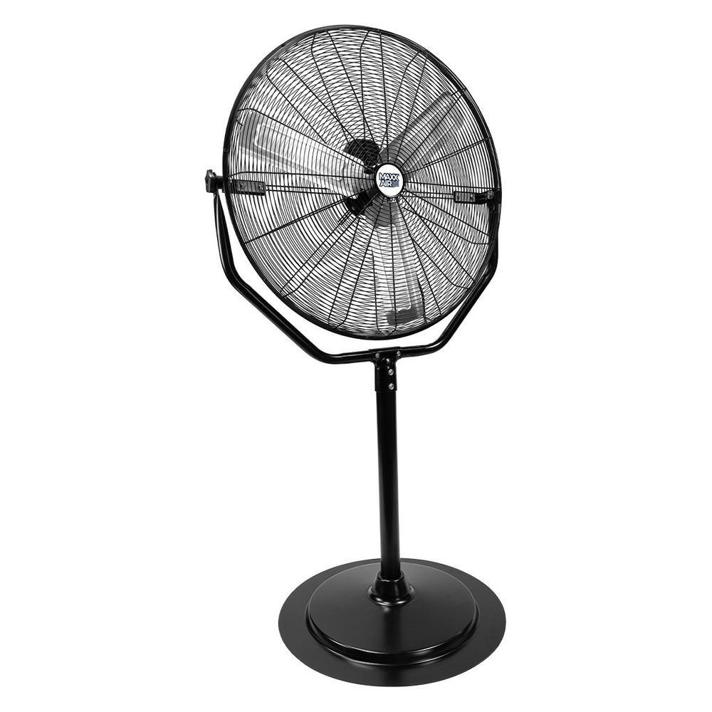 Maxx Air HVPF 30 YOKEUPS 30 in. 3-Speed High Velocity Tilting Pedestal Fan