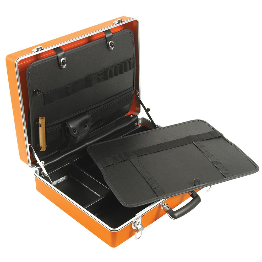 Jameson 19.2-in Orange Aluminum Tool Box