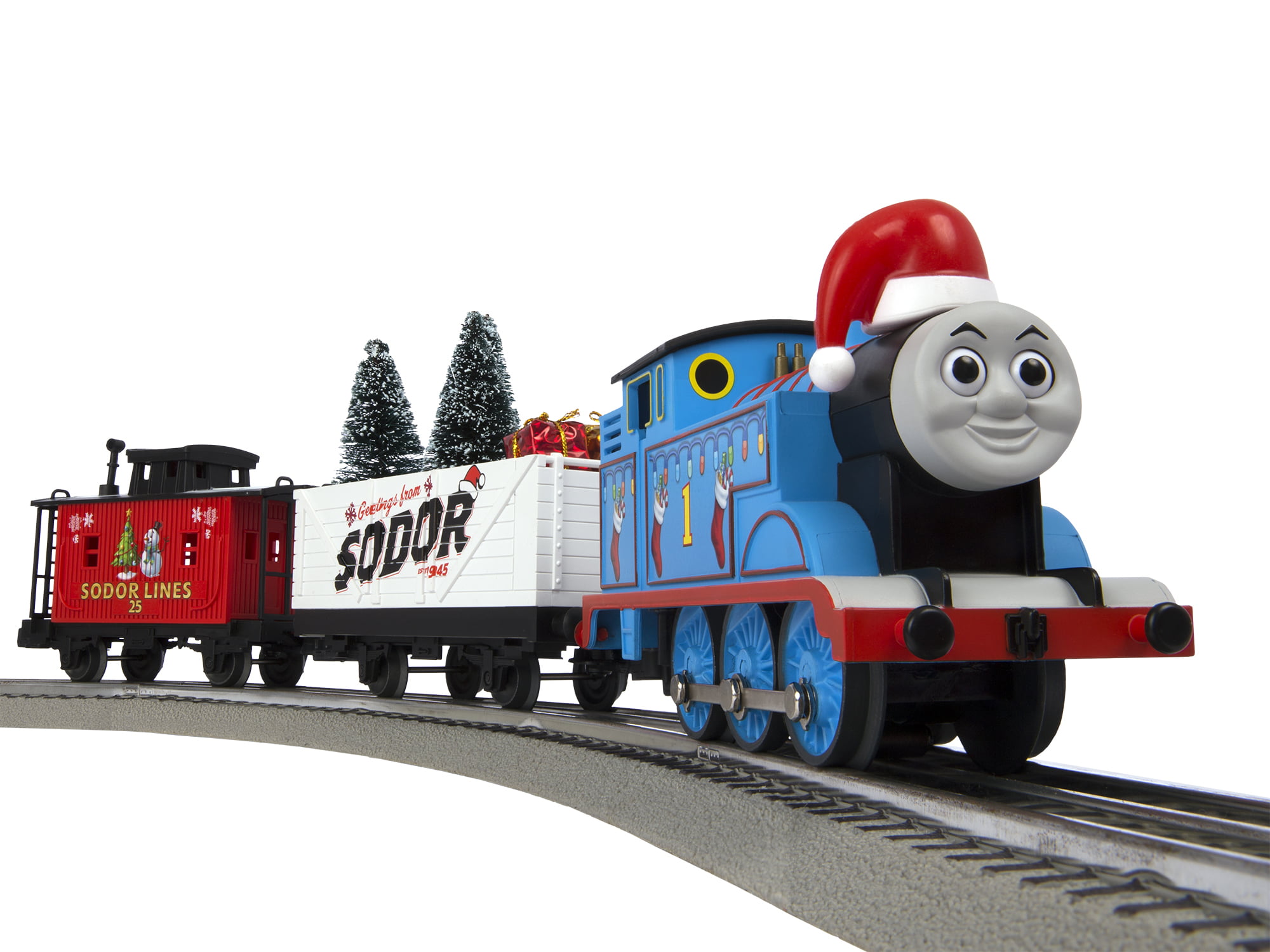 Lionel Thomas & Friends Christmas O Gauge Model Train Set with Remote and Bluetooth Capability