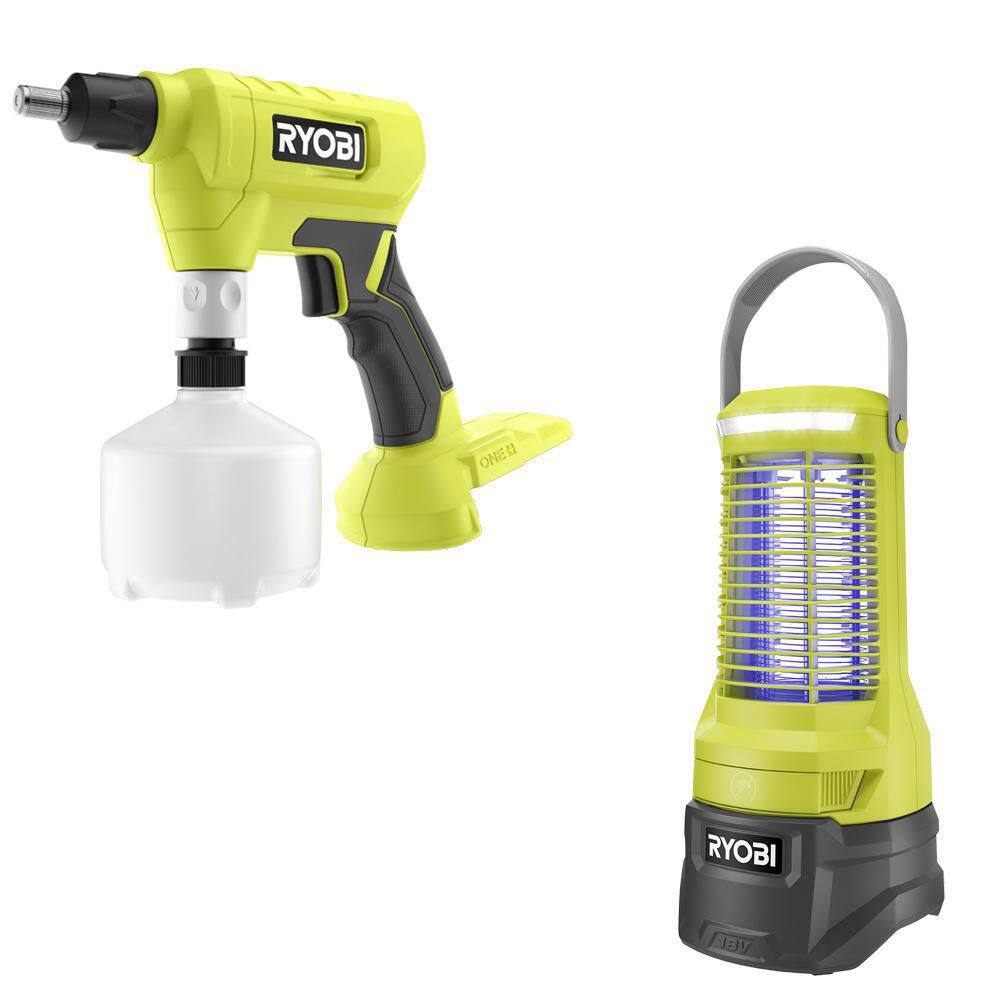 RYOBI P28140-BZ ONE+ 18-Volt Cordless Battery 0.5L Compact Sprayer and Cordless Bug Zapper (Tool Only)