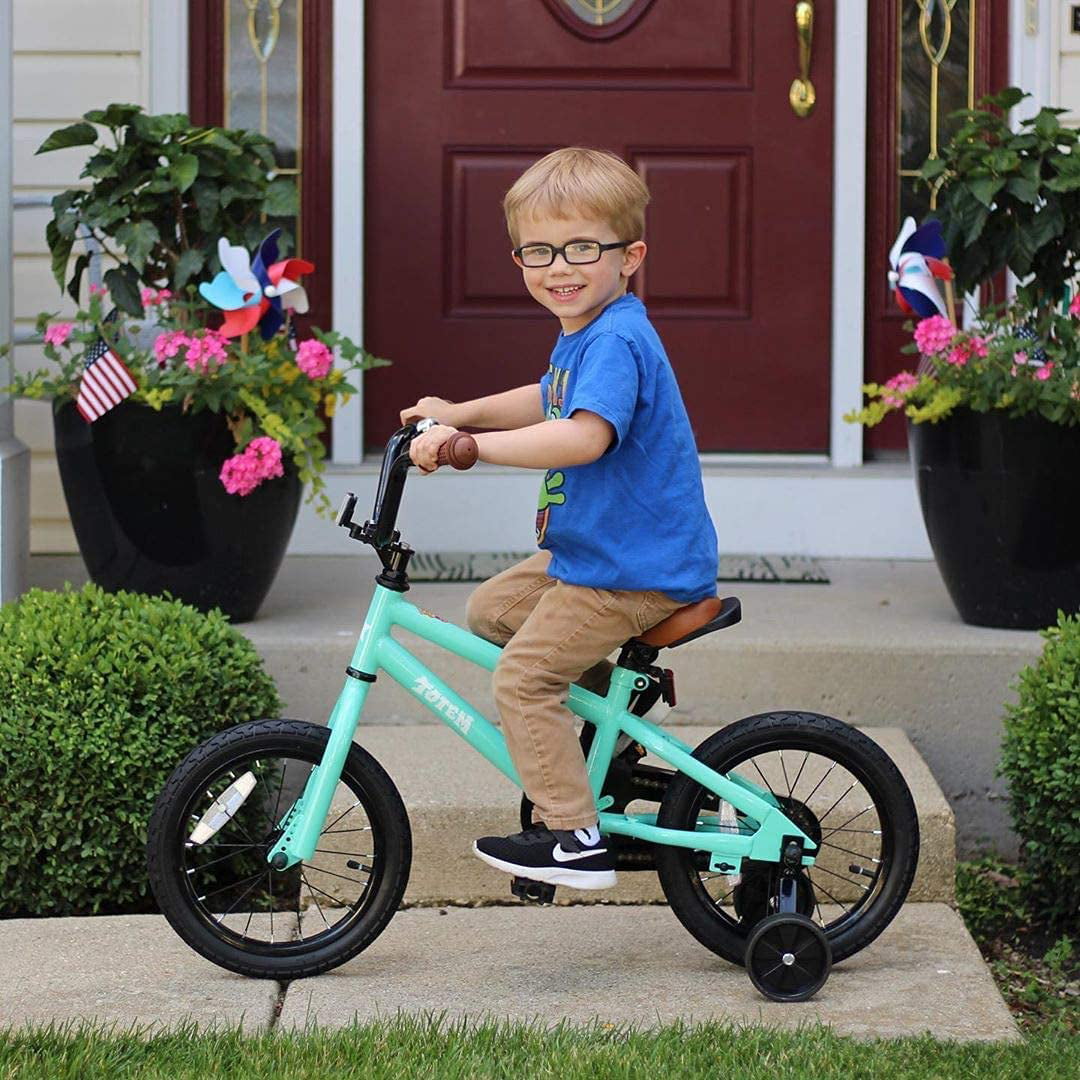 JOYSTAR Totem Kids Bike for 2-9 Years Old Boys Girls. BMX Style Kid Bicycles with Training Wheels. 18 Inch Children Bikes 