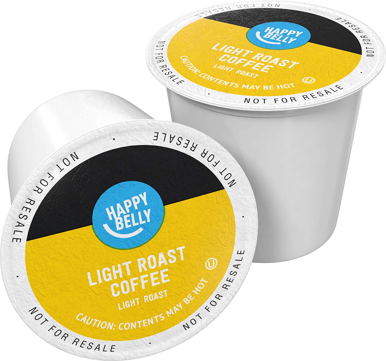Happy Belly 100 Ct. Light Roast Coffee Pods Morning Light Compatible with Keurig 2.0 K-Cup Brewers