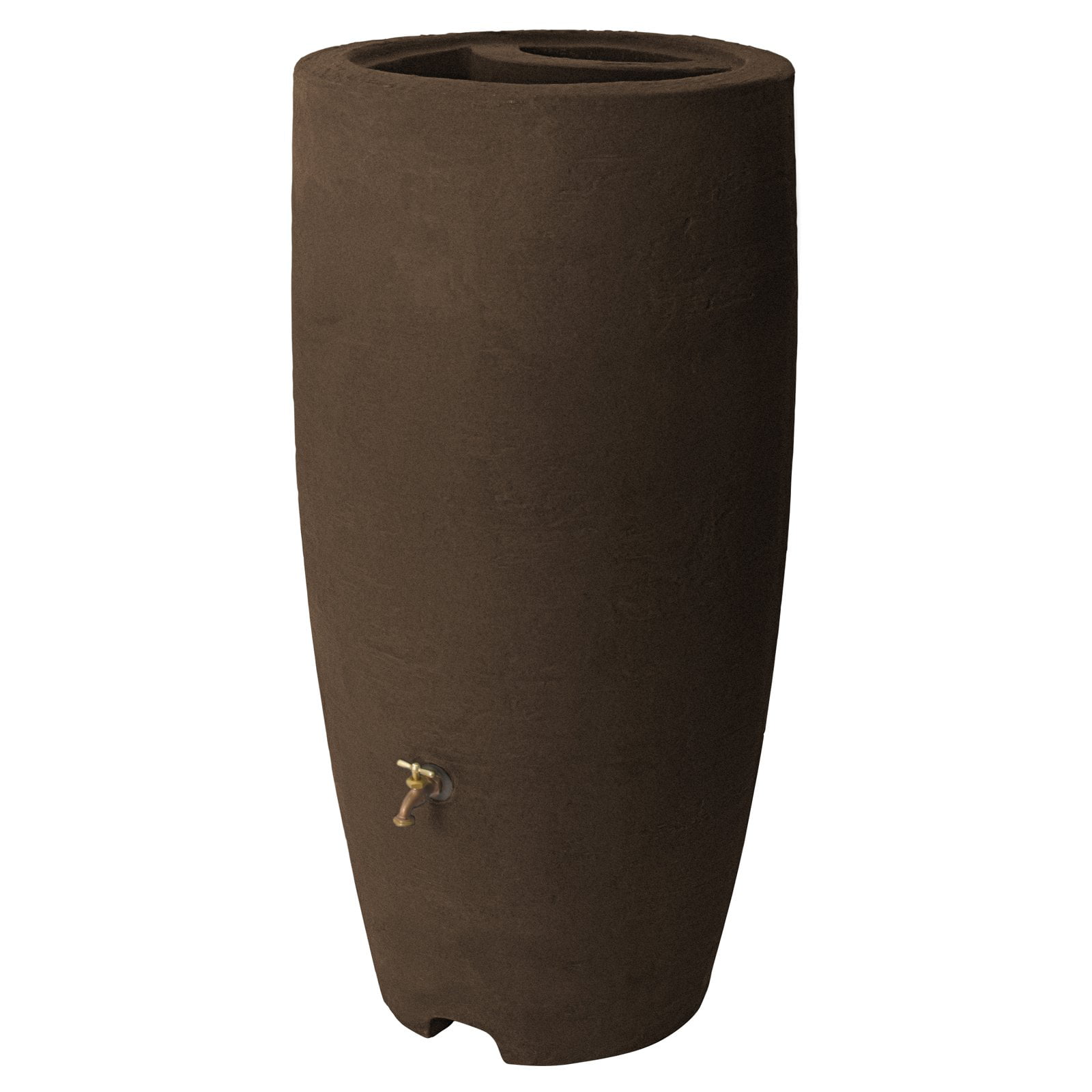 Algreen Athena Rain Barrel. Brownstone