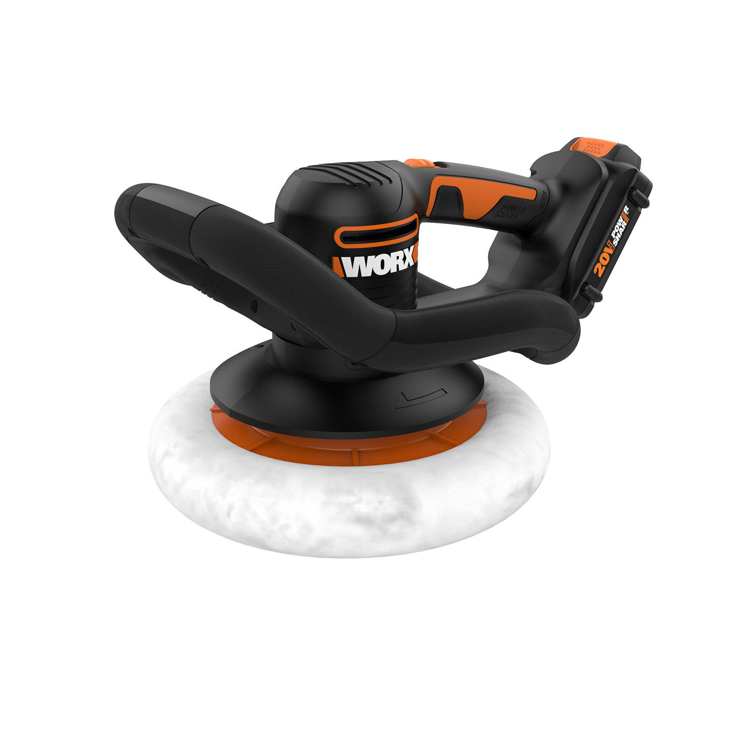 Worx 20V Power Share Cordless 10″ Automotive Polisher/Buffer