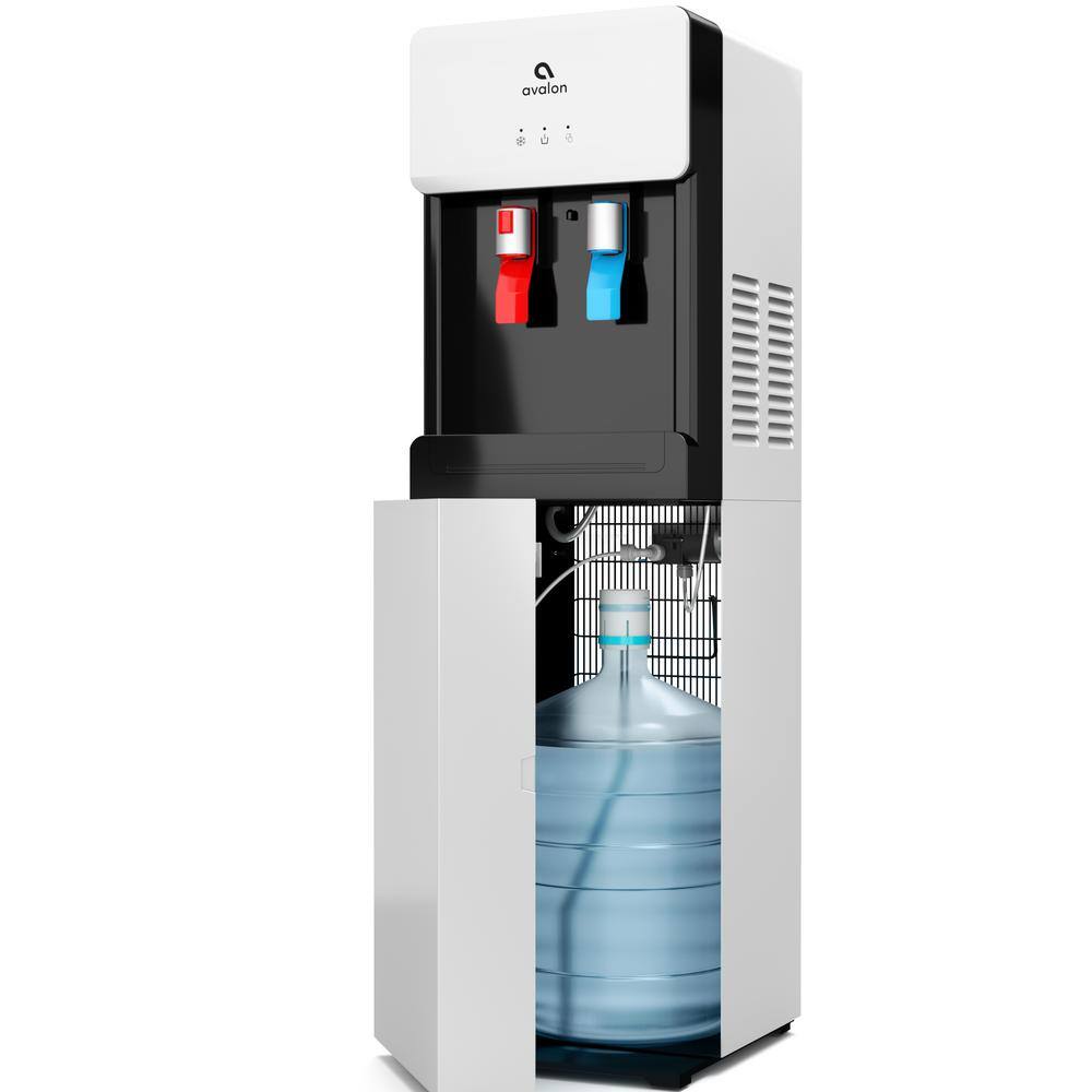 Avalon A6BLWTRCLRWHT Touchless Bottom Loading Water Cooler Dispenser. Hot & Cold Water. UL/Energy Star- White