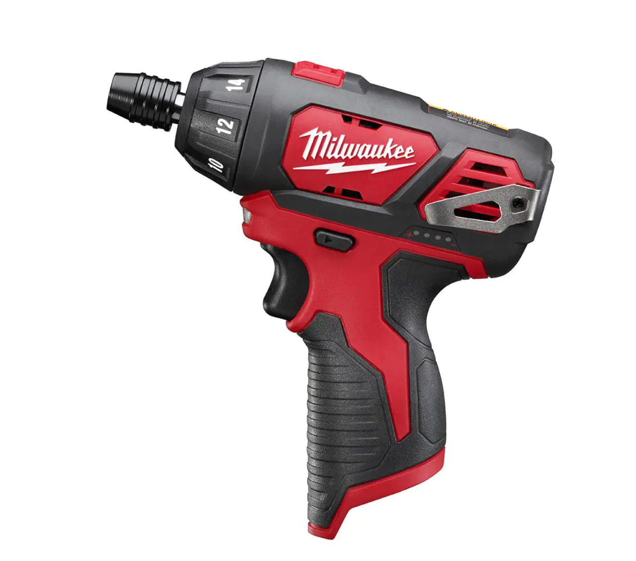 Milwaukee 2401-20 M12 12-Volt Lithium-Ion Cordless 1/4 in. Hex Screwdriver (Tool-Only)