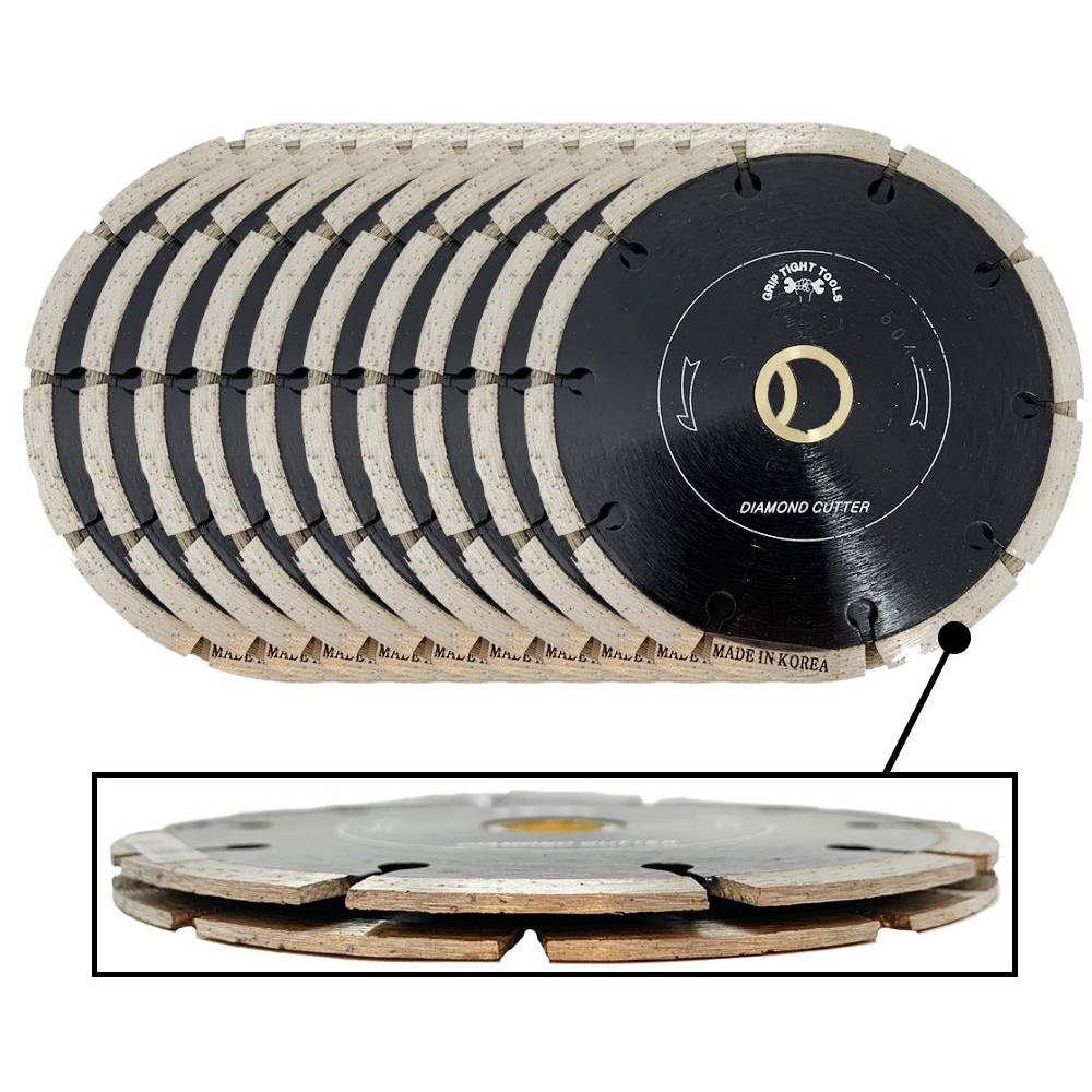 Grip Tight Tools Premium 5-in Wet/Dry Segmented Rim Diamond Saw Blade