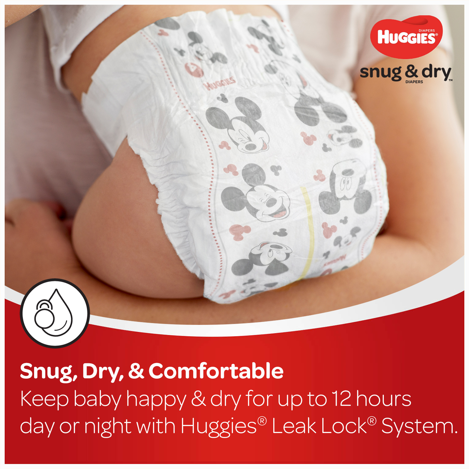 Huggies Little Snugglers Baby Diapers. 210 Ct. Size 3 (16-28 lb)