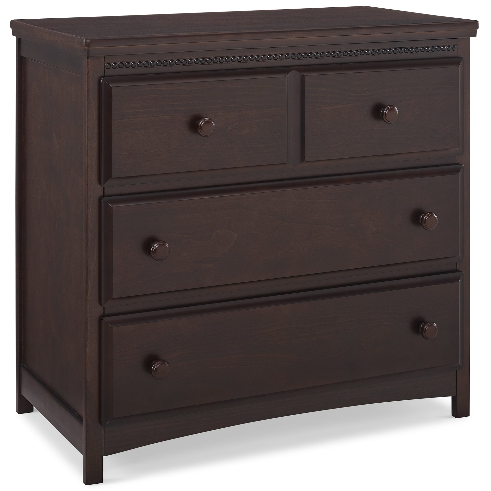 Delta Children Waverly 3 Drawer Dresser with Changing Top. Walnut Espresso