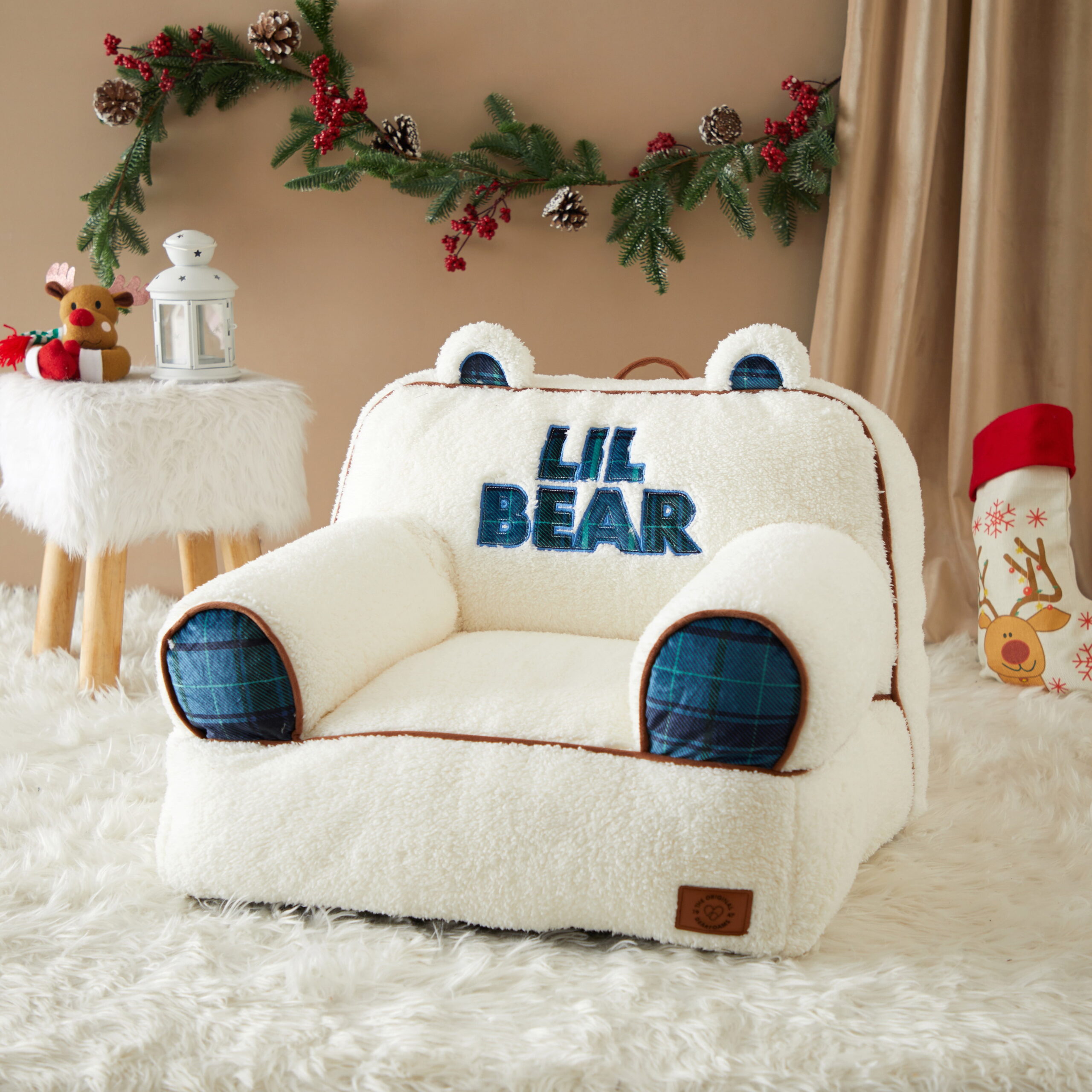 Dearfoams Bean Bag Chair. Navy