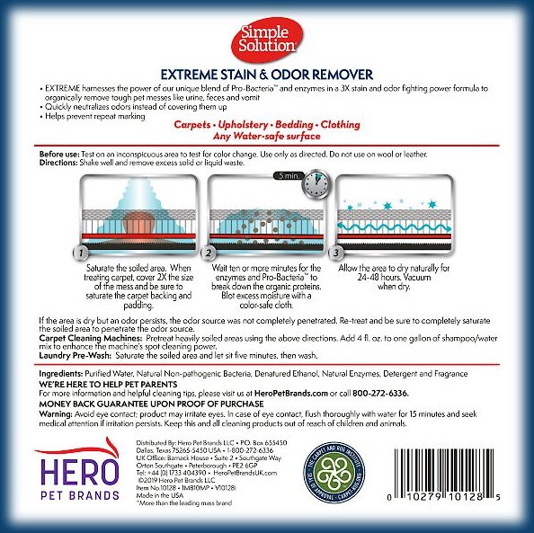 Simple Solution Extreme Stain & Odor Remover (1-gal bottle)