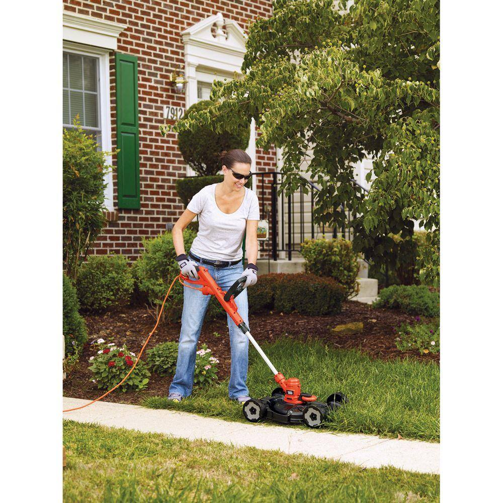 BLACK+DECKER MTE912 6.5 AMP Corded Electric 3-in-1  String Trimmer. Lawn Edger & Lawn Mower