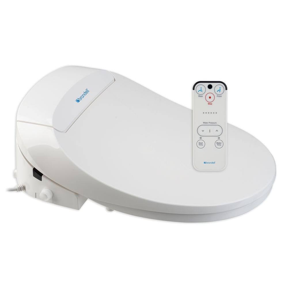 Brondell S300-EW Swash 300 Advanced Electric Bidet Seat for Elongated Toilet in White